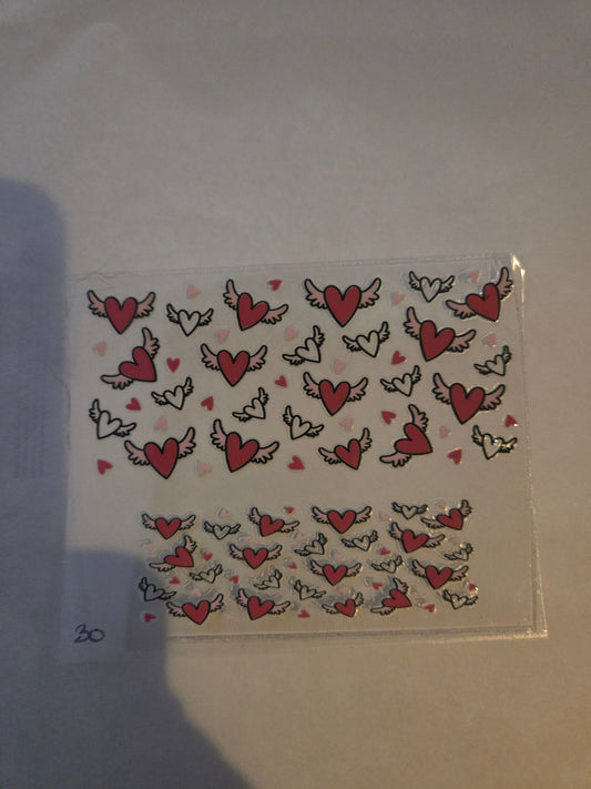 Hearts w/wings
