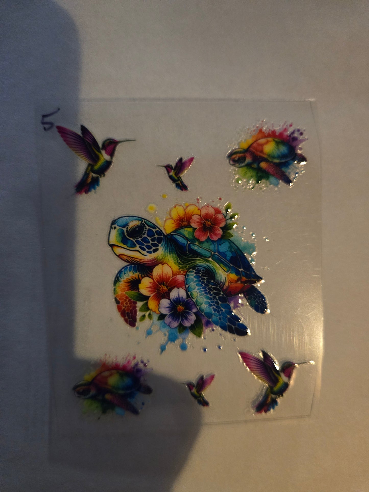 Sea Turtle w/Bird