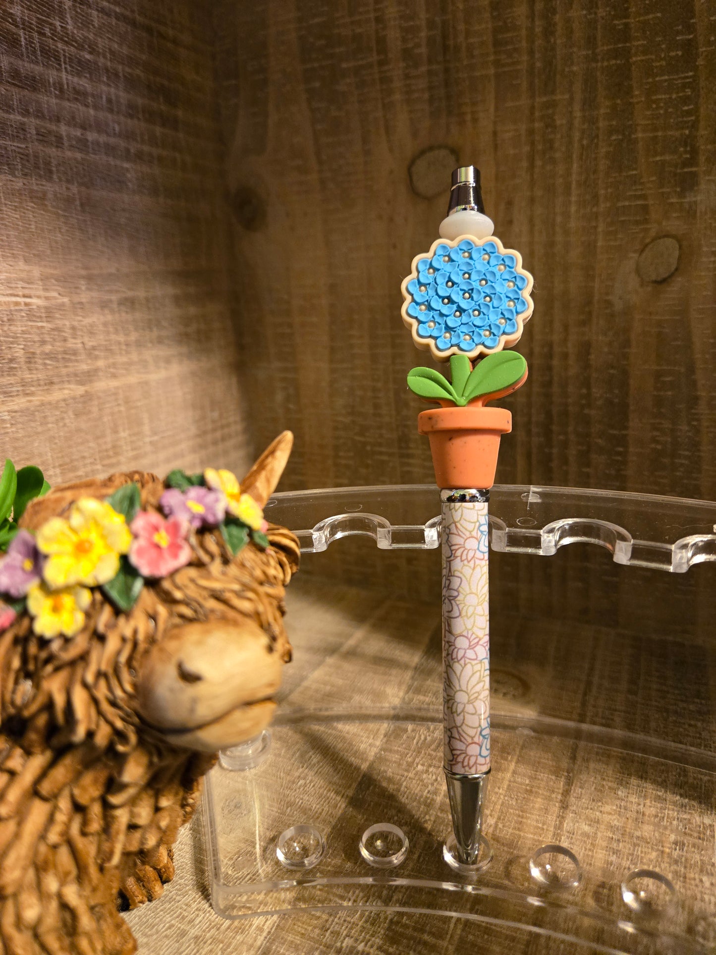 Blue Flower in Pot